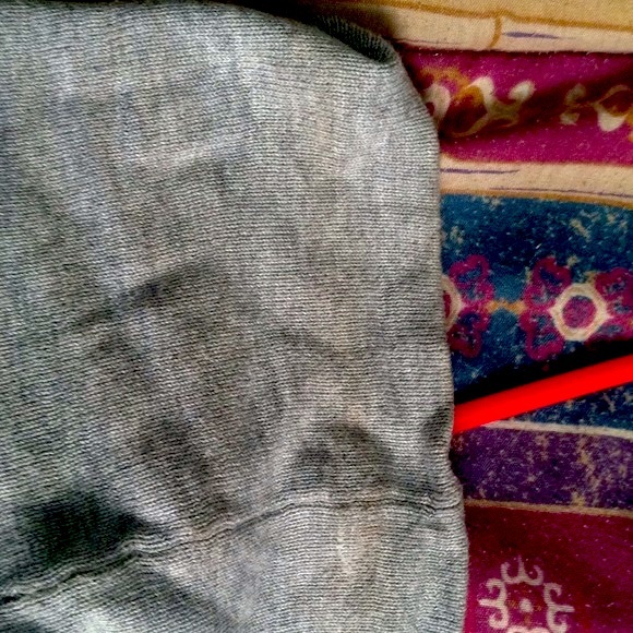 Gray and black stripped sweater. - Picture 4 of 5